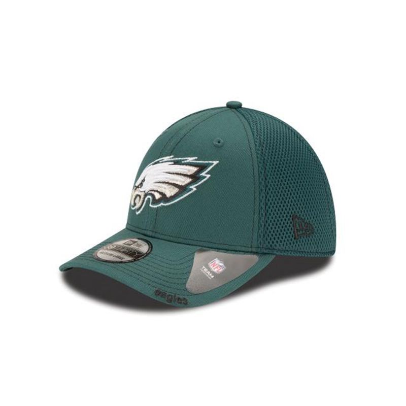 NFL Philadelphia Eagles Neo 39Thirty Stretch Fit (NSV9885) - Green New Era Caps